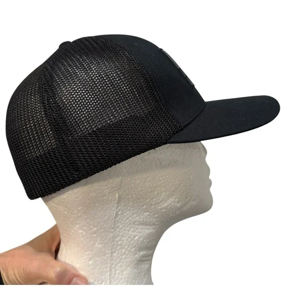 Columbia Black Mesh Tree Flag Hat baseball cap 250th USA America Minimalist - Picture 4 of 10